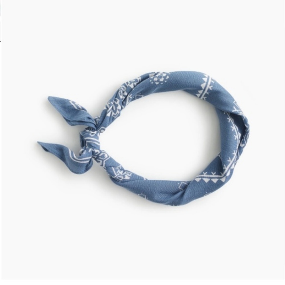 J. Crew Wallace & Barnes Blue Bandana - Picture 2 of 4